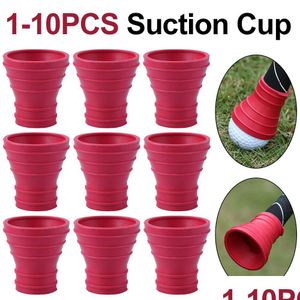 Other Golf Products 1 10Pcs Ball Rubber Pickup Pick Up Retriever Grabber Suction Cup For Putter Grip Training Aids 230801 Drop Deliv Dh7Jb