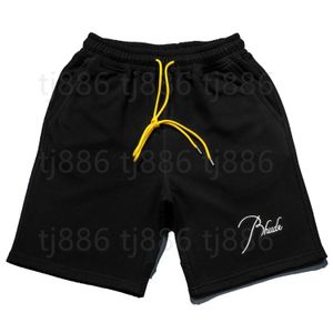 Herr shorts rhude mens shorts designer kortare män kvinnor simmar kort cashew blommor stickning capris män par par joggar sportkläder lös ru casual b 6wji