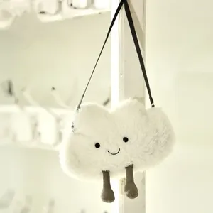 Sacos de armazenamento Jellycat Cloud Plush Bag Criativo Desenhos Animados Bolsas de Ombro Bonito Crossbody Messenger Fofo Mulheres Bolsas Presente