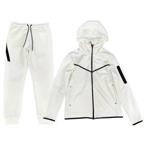 Z kapturem z kapturem koloru sporwear pełny zestaw dresowy z suwakiem zip techniki polarowe technologie sportowe mis projektant Jacke Space Cotton Joggers 621