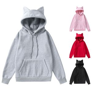 Moda pamuklu kapüşonlu lüks tasarımcı kadın hoodies artı beden moda marka üst giyim