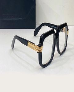 Men BlackClear Lenses Eyeglasses Full Rim Frame 607 Women Vintage Fashion Sunglasses Frames with Box9329017