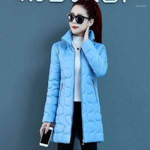 Women's Trench Coats Winter Long Warm Down Cotton-Padded Jacket Women Overcoat 2023 Slim Casual Students Light Cotton Clothes Female Outwear