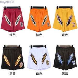 2024 MENS OCH WOMENS Fashion Beach Shorts West Coast Designer Ericemanuelsshorts Summer American Flash Print Sports High Street Loose Casual Baske 8lly