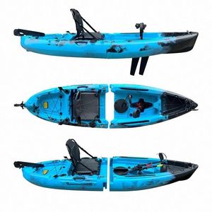 Canoeing Rowing boats Luya Boat Fin Pedal Kayak Hard Boat Two section Three section Single person Double person Split Canoe Splicing Cailla