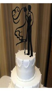 Akrilik Gelin Damat Komik Düğün Pastası Süslemeleri Kişiselleştirilmiş Dekorasyon Topper OH011 94JT58356091