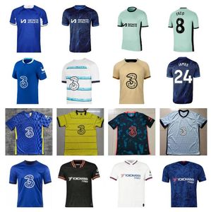 Retro 19 20 21 22 23 24 Final CFC Werner Soccer Jerseys 2023 2024 Havertz Kante T.Silva Pulisic Ziyech Mount Enzo Mudryk James Nkunku Football Shirt