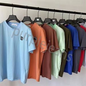 2024 Designer Stones Island T Shirt Summer Menswear Breattable Loose Letter Print Lovers Street Fashion 100% Cotton T-Shirt 5xl