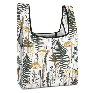 Shopping Bags Custom Pattern Foldable Bag Reusable Storage Supermarket Fashion Shoulder Pouch Customize Your Pos