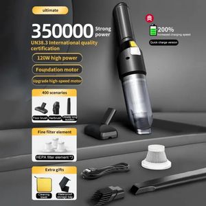 Portable Mini Handheld Vacuum Cleaner Car Smart Home DualPurpose Mi Wireless Dust Catcher 231229