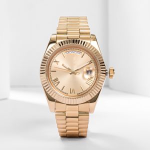 Armbanduhr, Designeruhr, Herren- und Damenuhr, vollautomatisches mechanisches Uhrwerk, Edelstahl, Saphirglas, 36 mm/41 mm, Luxusuhr