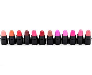 Mini Batom Maquiagem Batons Pequeno Brilho de Alta Qualidade 72pcslot 12 Cores Maquiagem Batom Conjunto Batom Lip Tint Net 12g 90228304094