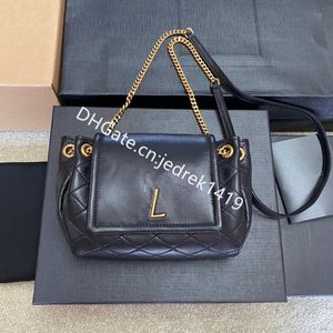 Borsa firmata Mini Nolita donna di lusso Borse a tracolla da lavoro casual da pendolarismo Borsa a tracolla con patta a catena moda 10A Borsa suzanne in morbida pelle di pecora di alta qualità