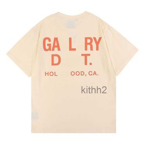 Galery Dept Men's T-shirts Designer Galleryes t Shirt Angel Brand Net Red Retro Galerys Hoodie Depts Men and Women Short-sleeved Galilee C11 Y01Z