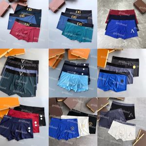 Modal Mens Underpant Sexy Mens Casual Cueca Moda Esporte Respirável Boxers 3pcs / Box