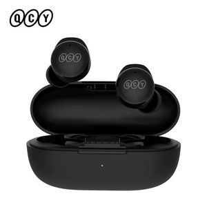 Kulaklıklar Qcy T17 TWS Kulaklık Kablosuz Bluetooth 5.1 Kulaklıklar Net Call Enc Gürültü Azaltma Kulaklıkları Mini Stereo Hifi Touch kulaklıklar