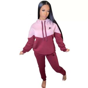 New Plus Size Women's Tracksuits Two Piece woman Set Top and Pants Women Tracksuit Clothes Casual 2pcs Outfit Sports Suit jogging suits Sweatsuits Jumpsuits 215