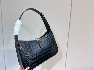 Padrão de pele de cobra clássica Bolsa das axilas Mulheres compras de moda bolsas de ombro bolsas de ombro de bolsas de couro preto Bolsa de mensagens de couro de crossbody bolsas de grife de grife