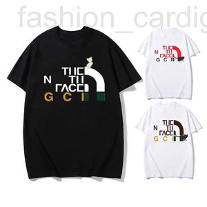 Homens camisetas Designer Designer Camisetas Homem Mulher Norte Marca Tees Camiseta Verão Redondo Pescoço Mangas Curtas Ao Ar Livre Lazer Puro Algodão Letras Gato Y9WW