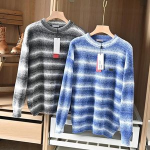 Sweaters Designer Men Sweater Classic Lacost summer tshirts polos short sleeve Clashing Stripes Embroidered Crew Neck Sweater loose polo m