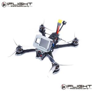 Aircraft Electric/RC Aircraft Iflight Nazg5 227mm 6s 5 tum FPV racing drone quadcopter mtirotor bnf/pnp succexe f4 caddx ratel kamera 45a