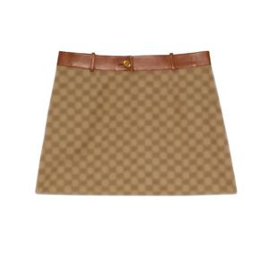 Röcke 23 Sommer Frauen Designer Röcke Canvas Minirock mit Allover-Buchstabe Jacquard Mädchen weiblich Vintage Milan Runway Marke High End Cu