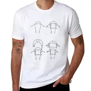 Camisetas masculinas The Graphs Of Desire T-Shirt Blank Boys Branco