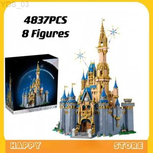 Block Ny kompatibla 43222 Princess Castle Modular Building Blocks Bricks Education Kids Christmas Födelsedagspresenter Toy 71040 16008 Bästa kvalitet