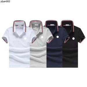 Designer Brand Mens Polo Men Polo Shirt Summer Breattable Size Color Black White Grey Blackish Green L4LV