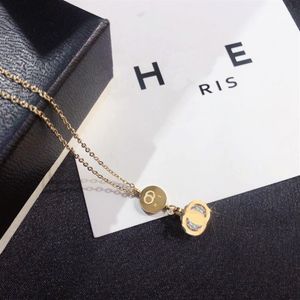 Avancerad design halsband populära internationella halsband utsökt guldpläterade långa kedjor valda kvalitet gåvor modemärke je295k