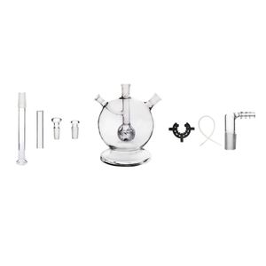 Hookahs 8 w 1 mega globe mk2 szklany edycja płaskiej ziemi Water Bong Rure Rig Rig Zestaw Rig