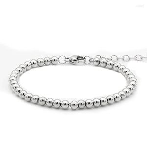 Strands Strand Bracelets Men Stainless Steel Charms Beads Bracelet Women Extension Couple Punk Jewelry Accesories