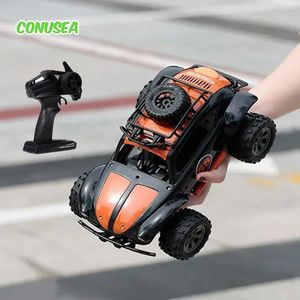 RC CAR 1 18 Radiokontroll 4WD Buggy Offroad Trucks Children 18KMH High Speed ​​RTR Model Outdoor Toys for Boys Kids Gifts 231229