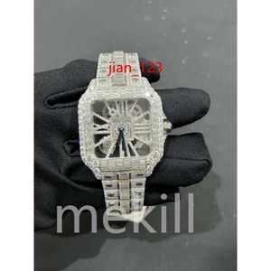 Relógio masculino de luxo para homens designer movimento relógios de alta qualidade diamante moissanite relógio montre congelado relógio automático masculino montre luxe mens luxurys relógios i131
