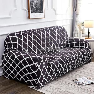 Stol täcker elastisk soffa täckningslock med armstöd för hemmet vardagsrum polyester spandex sträcka 1/2/3/4 säte