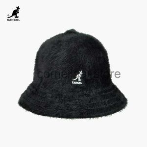 Hüte geizige Brimhüte Kangol Furgora lässige Frauen Eimer Hats Herren Winter warmer Eimer Hut Angora Acrylmisch