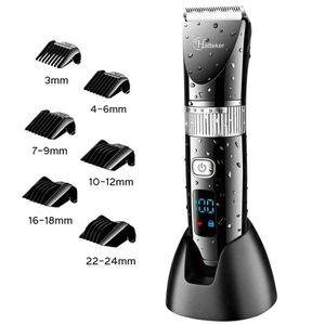 Trimmer Professional Hair Trimmer for Men Wet Dry Adjustable Beard Hair Clipper Groin Ball Trimmer/shaver Ceramic Blade Body Groomer