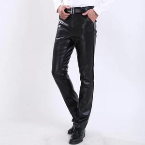 Pants Spring New Men Motorcycle Modna skórzane spodnie Winter Men's Windproof PUNTs Wysokiej jakości tanie męskie biznesowe spodnie