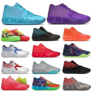 Top Quality Mb.01 Scarpe da basket Rick e Morty in vendita Lamelos Ball Uomo Donna Iridescent Dreams Buzz Rock Ridge Red Galaxy Not From Here Kids 01