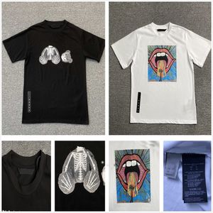 herrskjorta designer t shirt grafisk tee kläder tshirt kvinnor sportkläder tshirts bomullsmönster tryck graffit hög gata lös casual crew hals a1