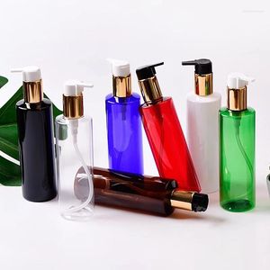 Depolama Şişeleri 20pcs 300ml Boş Berekler Gümüş Altın Pompalı Duş Jel Sıvı Sabun Şampuanı Kozmetik Ambalaj