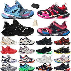 2024 Top OG Pairs Tracks Luxury Brand Women Mens Dress Shoes Track 3 3.0 Runners Pink Triple white black Sneakers Tess.s. Gomma leather Nylon Printed Loafers trainers