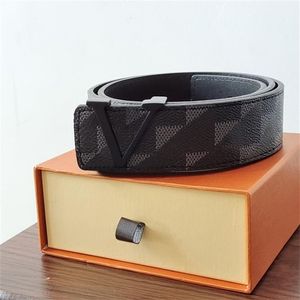 2022 Luxury design Mens Belt Fashion Men Leather Black Business Belts Women Gold Buckle Womens Classic Casual Ceinture with Orange245s