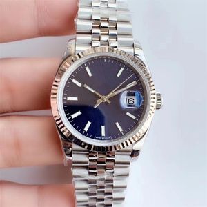 Relógio de alta qualidade AAA, caixa original 36 mm 11633 Ding Datejust 9 Vidro de safira Ásia 2813 Calibre Relógio mecânico automático masculino 9