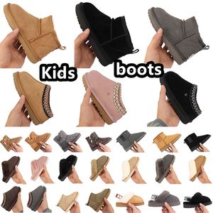 2024 Kid Boot Tasman Girl Boots Botas de criança Chinelos de bebê Criança Austrália Criança Bota de neve Crianças Bota de inverno Classic Ultra Mini Bota Meninos Crianças pré-escolares Botas