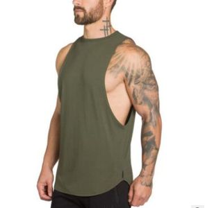 2019 Nya mode Gymkläder för män Träning Singlet Bodybuilding Tank Top Round Neck Men Fitness Vest Muscle Sleeveless Shirt7432670