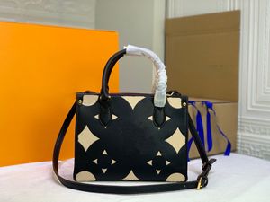 24SS Top Designer Bag Classic Fashion Handbag Counter Bag Crossbody Designer Bags Luxurys Mini Facs Prosise Woman Woman Black Printing Handbag أكياس كبيرة السعة