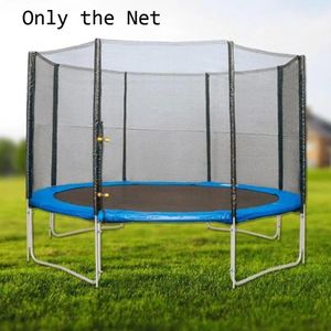 Trampoline Trampoline 48ft Outdoor Trampolin Schutznetz Für Kinder Kinder Antifall Polyethylen Trampolin Jump Pad Sicherheitsnetz Schützen