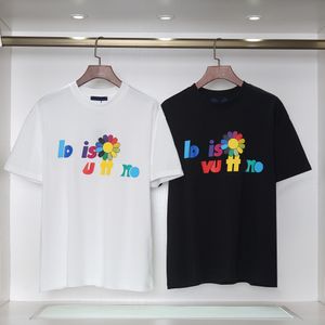 남성 티 여성 T 셔츠 디자이너 티셔츠 코턴 탑 남자의 캐주얼 셔츠 고급 Tshirts 의류 거리 짧은 슬리브 의류 686