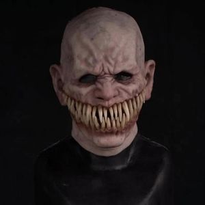 Masker fest masker vuxna skräck trick leksak skrämmande prop latex mask djävul ansikte täcker terror läskigt praktiskt skämt för halloween prank leksaker ne